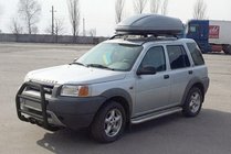 Land Rover Freelander I 1997–2006 Bullbar QT007 Black (rustfrit stål) foto 2