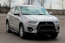 Mitsubishi ASX 2010–2023 Kængurubøjle WT002 Black (rustfrit stål) foto 1