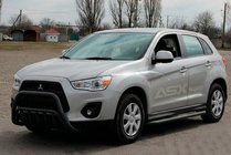 Mitsubishi ASX 2010–2023 Kængurubøjle WT002 Black (rustfrit stål) foto 2