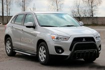 Mitsubishi ASX 2010–2023 Kængurubøjle WT002 Black (rustfrit stål) foto 3
