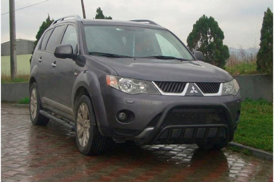 Mitsubishi Outlander 2006–2012 Kængurubøjle WT002 Black (rustfrit stål) Image