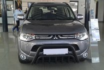 Mitsubishi Outlander 2012–2021 Kængurubøjle WT002 Black (rustfrit stål) foto 1