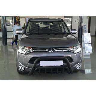 Kængurubøjle WT002 Black (rustfrit stål) Mitsubishi Outlander 2012–2021 foto 1