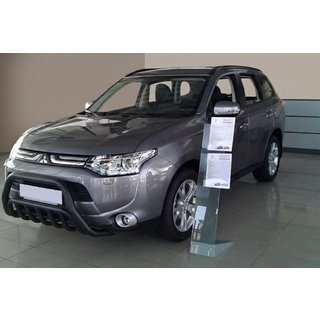 Kængurubøjle WT002 Black (rustfrit stål) Mitsubishi Outlander 2012–2021 foto 3