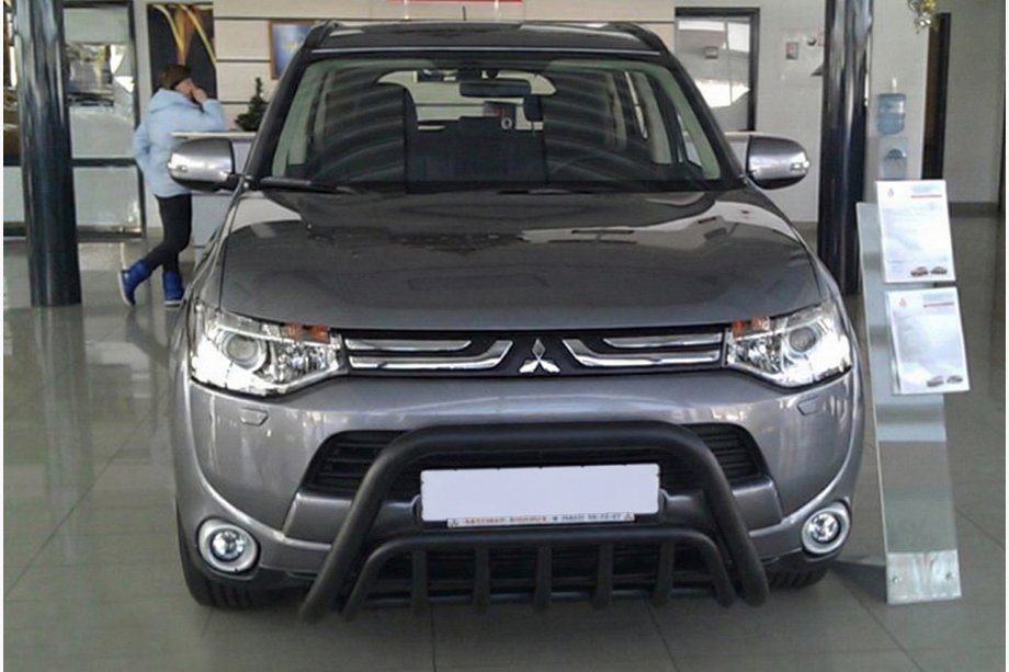 Mitsubishi Outlander 2012–2021 Kængurubøjle WT002 Black (rustfrit stål) Image