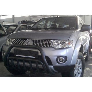Frontbøjle WT002 Black (rustfrit stål) Mitsubishi Pajero Sport 2008–2015 foto 3