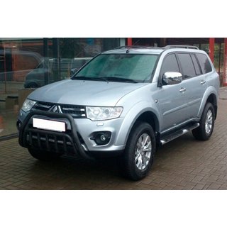 Frontbøjle WT002 Black (rustfrit stål) Mitsubishi Pajero Sport 2008–2015 foto 2