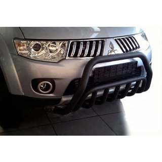Frontbøjle WT002 Black (rustfrit stål) Mitsubishi Pajero Sport 2008–2015 foto 4