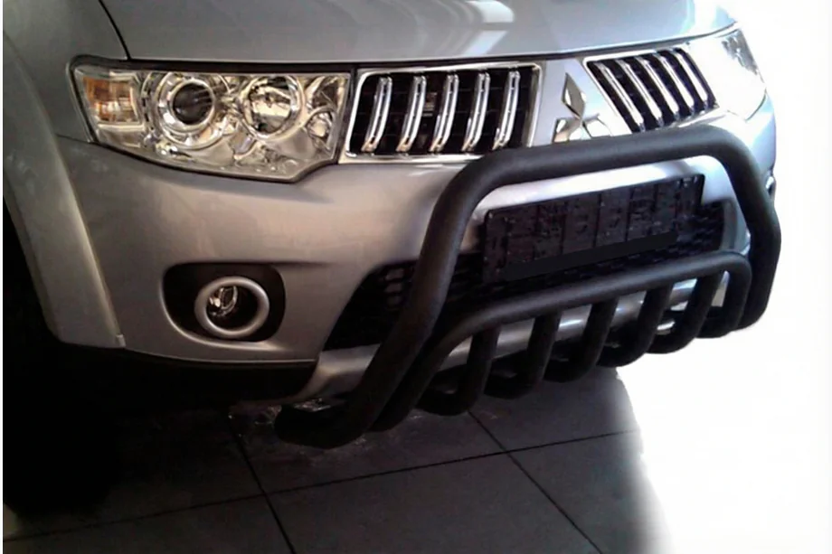 Mitsubishi Pajero Sport 2008–2015 Frontbøjle WT002 Black (rustfrit stål) Foto 4