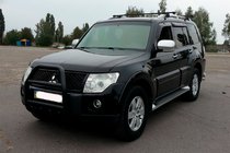 Mitsubishi Pajero Wagon IV 2006–2021 Bullbar QT007 Black (rustfrit stål) foto 2
