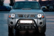 Nissan NP300 1999–2015 Kængurubøjle WT002 Black (rostfrit stål) foto 2