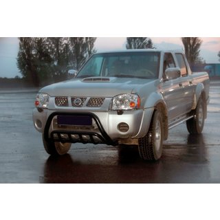 Kængurubøjle WT002 Black (rostfrit stål) Nissan NP300 1999–2015 foto 1