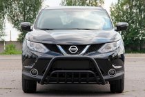 Nissan Qashqai 2014–2021 Kængurubøjle WT002 Black (rostfrit stål) foto 1