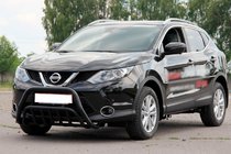 Nissan Qashqai 2014–2021 Kængurubøjle WT002 Black (rostfrit stål) foto 2