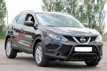 Nissan Qashqai 2014–2021 Kængurubøjle WT002 Black (rostfrit stål) foto 3