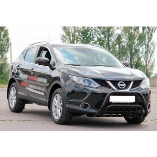 Kængurubøjle WT002 Black (rostfrit stål) Nissan Qashqai 2014–2021 foto 3