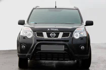 Nissan X-trail T31 2007–2014 Frontbøjle WT002 Black (rustfrit stål) foto 2