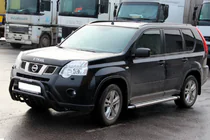 Nissan X-trail T31 2007–2014 Frontbøjle WT002 Black (rustfrit stål) foto 3