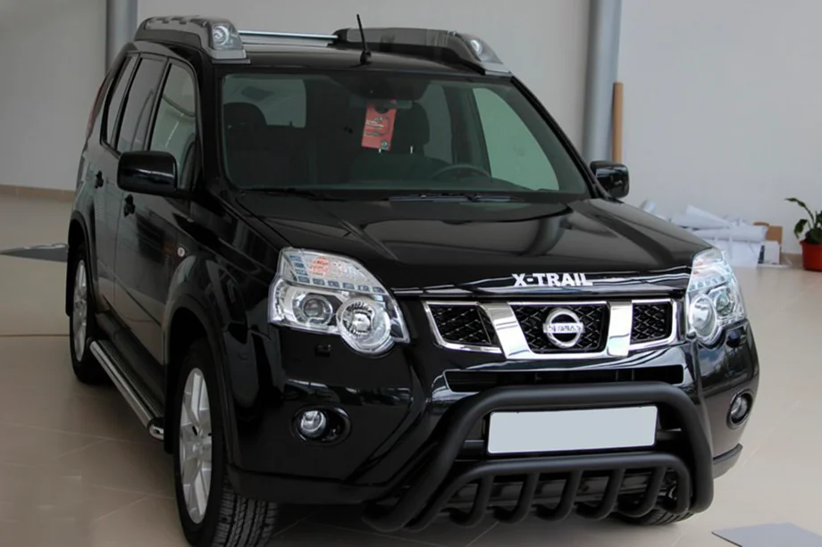 Nissan X-trail T31 2007–2014 Frontbøjle WT002 Black (rustfrit stål) Image