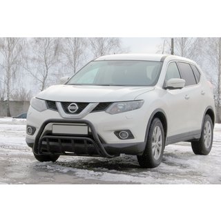 Kængurubøjle WT002 Black (rostfrit stål) Nissan X-trail T32/Rogue 2014–2021 foto 3