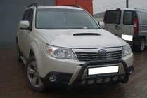 Subaru Forester 2008–2013 Kængurubøjle WT002 Black (rustfrit stål) foto 3