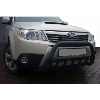 Kængurubøjle WT002 Black (rustfrit stål) Subaru Forester 2008–2013 foto 1