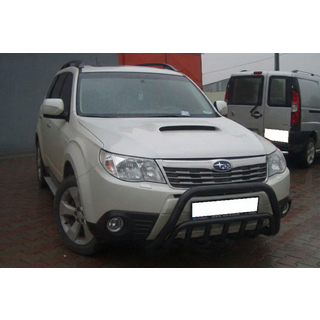 Kængurubøjle WT002 Black (rustfrit stål) Subaru Forester 2008–2013 foto 3