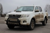 Toyota Hilux 2006–2015 Kængurubøjle WT002 Black (rustfrit stål) foto 3