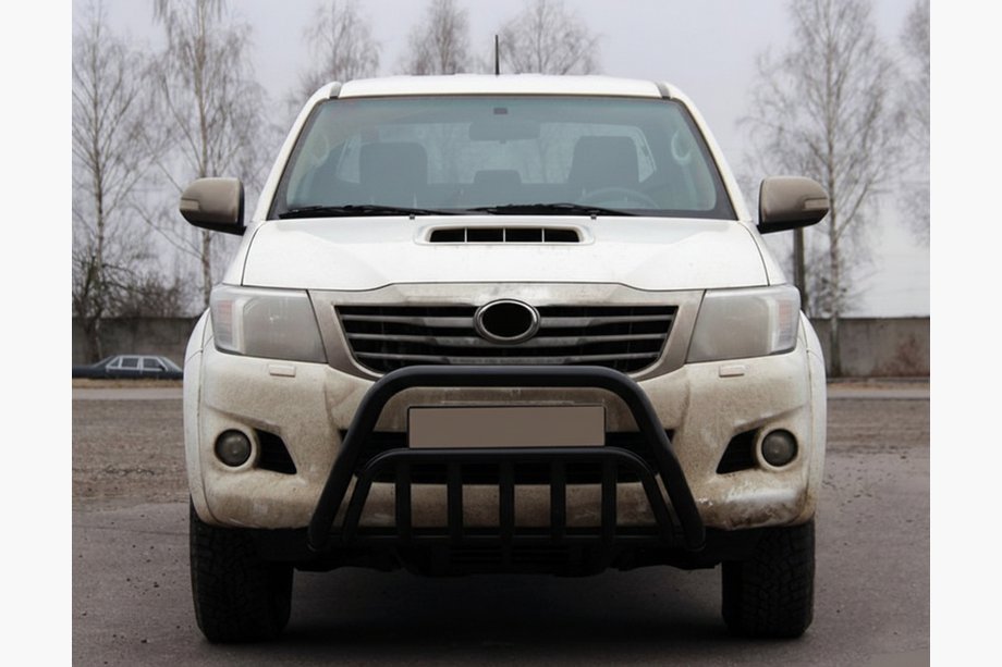 Toyota Hilux 2006–2015 Kængurubøjle WT002 Black (rustfrit stål) Image