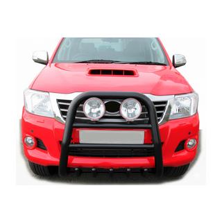Bullbar QT007 Black (rustfrit stål) Toyota Hilux 2006–2015 foto 3