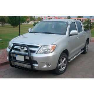 Bullbar QT007 Black (rustfrit stål) Toyota Hilux 2006–2015 foto 2