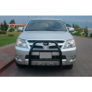 Bullbar QT007 Black (rustfrit stål) Toyota Hilux 2006–2015 foto 1