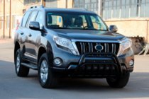 Toyota Land Cruiser Prado 150 2009–2023 Kængurubøjle WT002 Black (rostfrit stål) foto 6