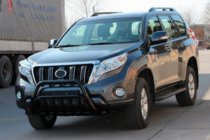 Toyota Land Cruiser Prado 150 2009–2023 Kængurubøjle WT002 Black (rostfrit stål) foto 3