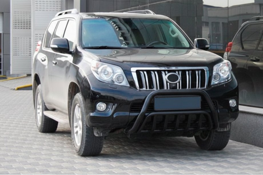 Toyota Land Cruiser Prado 150 2009–2023 Kængurubøjle WT002 Black (rostfrit stål) Image