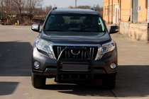 Toyota Land Cruiser Prado 150 2009–2023 Kængurubøjle QT007 Black (rustfrit stål) foto 3