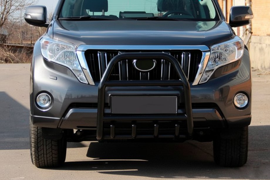 Toyota Land Cruiser Prado 150 2009–2023 Kængurubøjle QT007 Black (rustfrit stål) Image