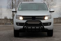 Volkswagen Amarok 2010–2022 Kængurubøjle WT002 Black (rostfrit stål) foto 2