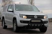 Volkswagen Amarok 2010–2022 Kængurubøjle WT002 Black (rostfrit stål) foto 3