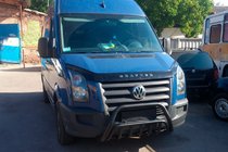 Volkswagen Crafter 2006–2016 Kængurubøjle WT002 Black (rostfrit stål) foto 3