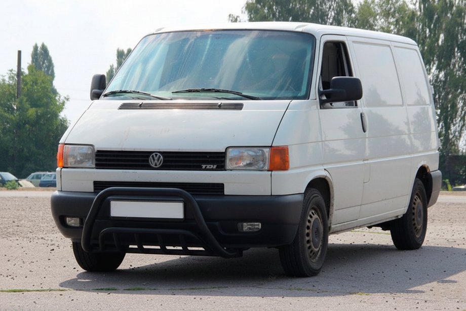 Volkswagen T4 Transporter 1990–2003 Frontbøjle WT002 60 mm Black (rustfrit stål) Image