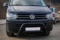 Volkswagen T5 2010–2015 Kængurubøjle WT002 Black (rostfrit stål) foto 1