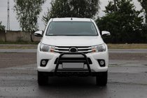 Toyota Hilux 2015– Frontbøjle QT008 Black (rustfrit stål) foto 2