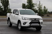 Toyota Hilux 2015– Frontbøjle QT008 Black (rustfrit stål) foto 1