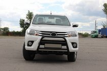 Toyota Hilux 2015– Frontbøjle WT010 Black (rustfrit stål) foto 2