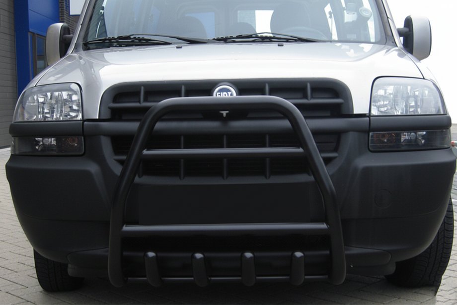 Fiat Doblo I 2001–2005 Frontbøjle QT007 Black (rustfrit stål) Image