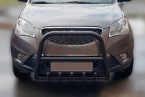 SsangYong Korando 2010–2019 Frontbøjle F1-40 Black (rustfrit stål) foto 2