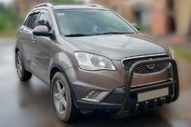 SsangYong Korando 2010–2019 Frontbøjle F1-40 Black (rustfrit stål) foto 1