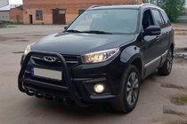 Chery Tiggo 3 2005– Bullbar WT009 Black (rustfrit stål) foto 3