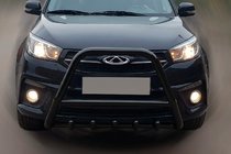 Chery Tiggo 3 2005– Bullbar WT009 Black (rustfrit stål) foto 1